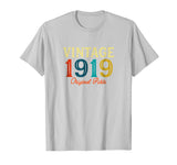 Vintage 1919 99th Birthday Funny T-Shirt