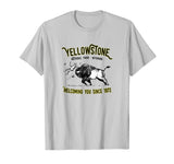 Bison Toss Yellowstone National Park Funny Shirt