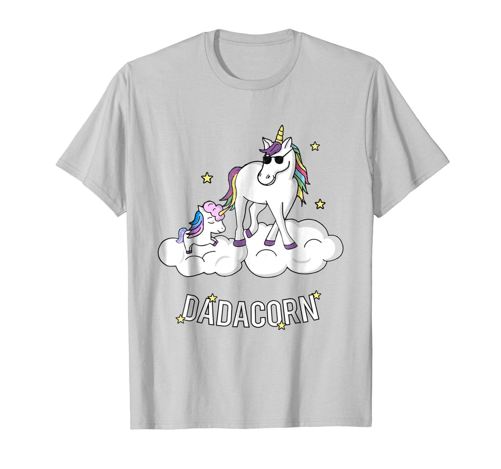 Dadacorn Shirt Funny Unicorn Best Dad Father's Day Gift