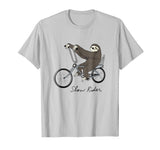 Slow Rider Sloth T-shirt Sloth Biking Shirt Funny Sloth Tee