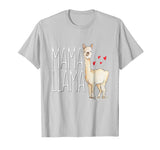 Mama Llama Shirt Funny Matching Family Tribe Mom Mommy Mum