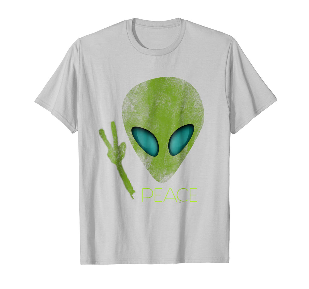 Alien Peace Cool Funny T-Shirt Cute UFO Lover Birthday Gift