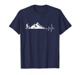 funny t-shirt for Mountain Bike Heartbeat for MTB Bikers