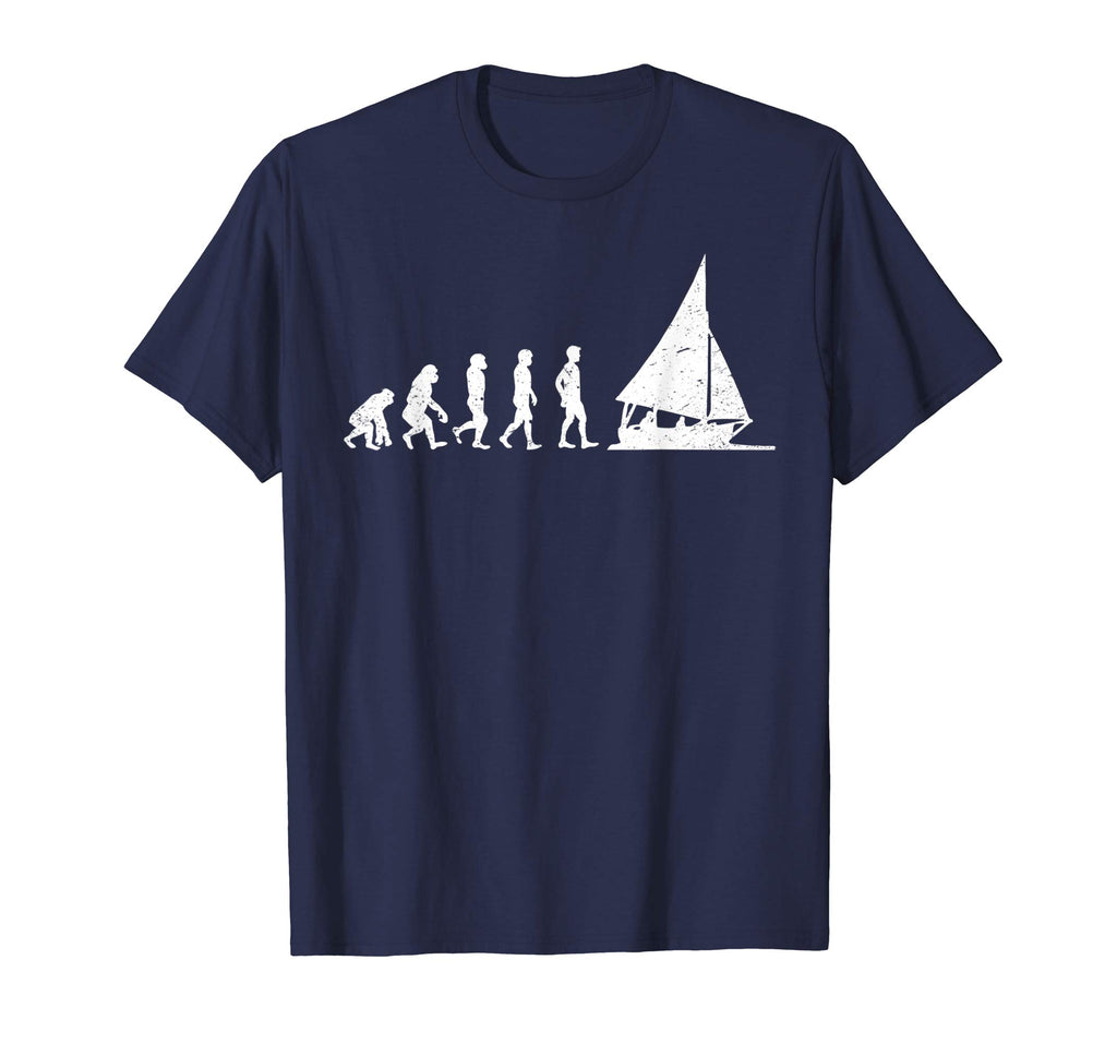 &quot;Evolution of the Sailor&quot; Funny Sailing Evolution T-shirt
