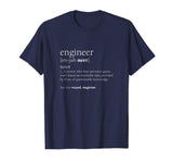 Engineer Definition T Shirt, Funny Engineering Gift