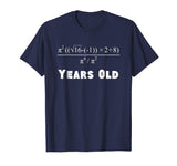 18 Years Old Algebra Equation Funny 18th Birthday Math Shirt