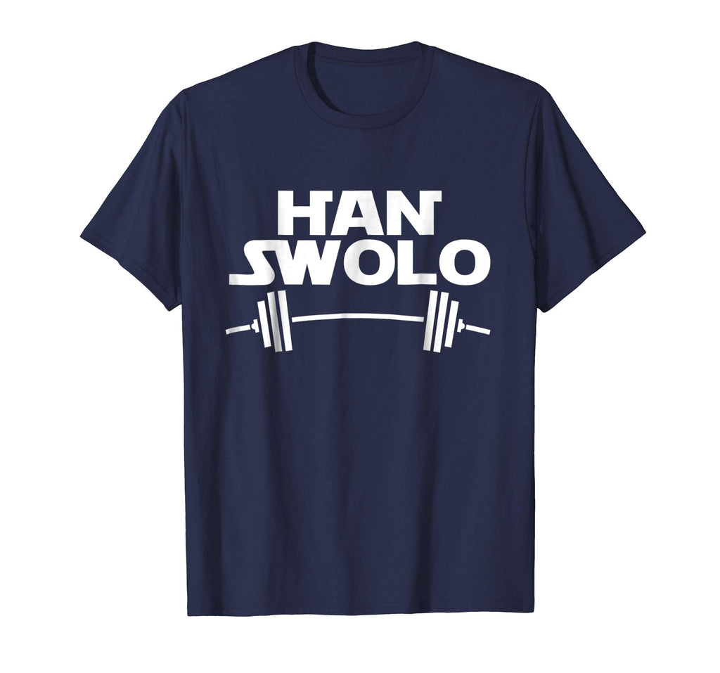 Han Swolo Gym Weightlifting Funny T-shirt