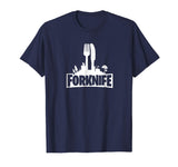 Funny Forknife Video Games Joke Graphic Shirt | Forkknife