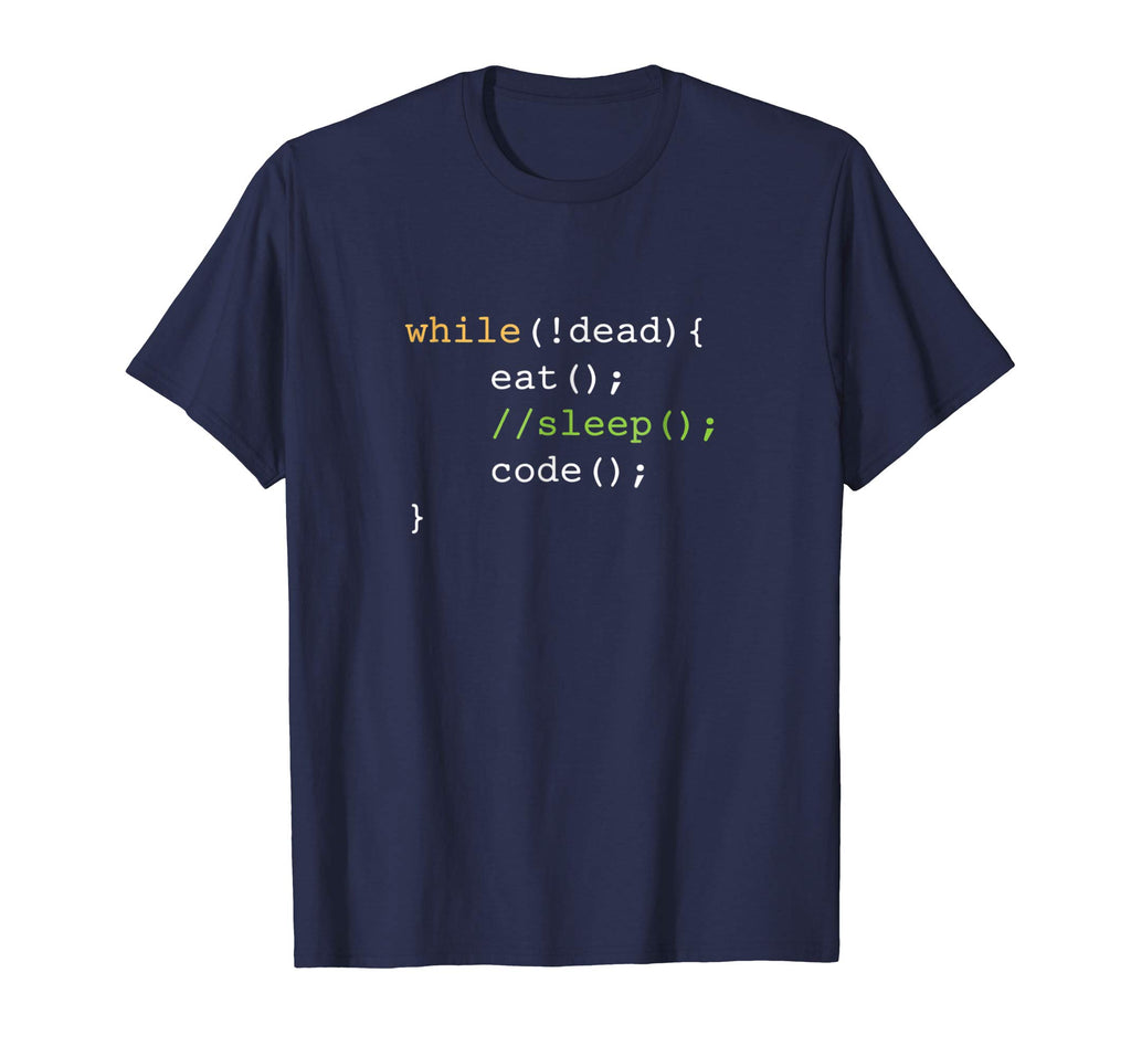Funny Computer Science Programmer Eat Sleep Code T-Shirt