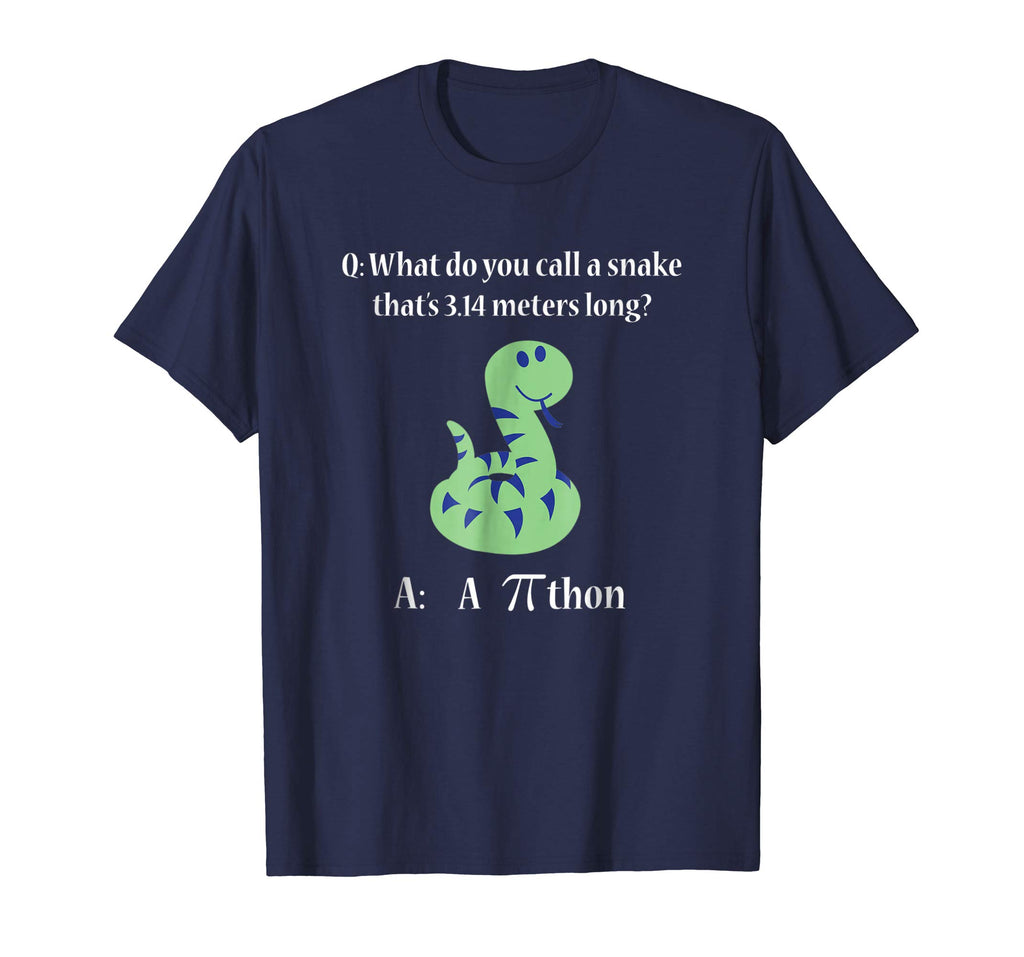 Funny Math Joke Shirt-Snake Pi Number for Math Lovers