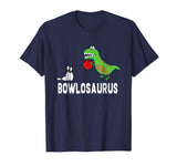 Funny Bowling Shirts Dinosaur Bowler T-Shirt Dino Gift Idea