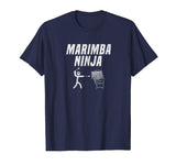 Marimba Ninja Funny Marching Band Percussion Gag T-Shirt