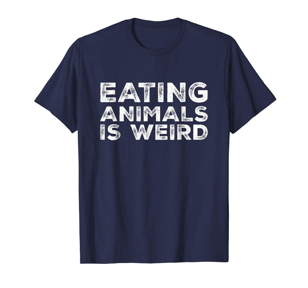 Eating Animals Is Weird T-Shirt - Vegan Vegetarian Funny Tee