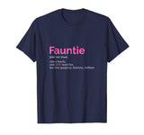 Fauntie TShirt Auntie T Shirt Funny Aunt Gift Favorite Tee