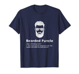 Mens Bearded Funcle Shirt Funny Uncle Definition T-Shirt