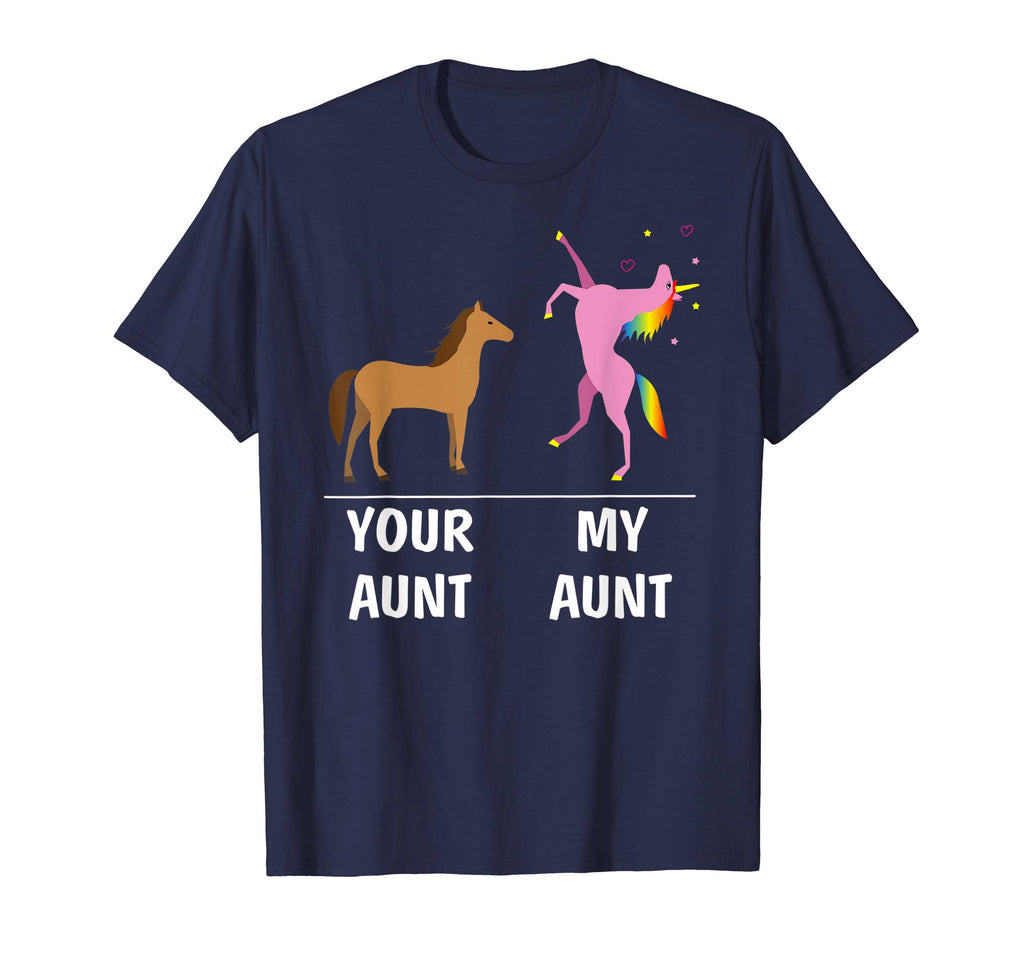 Your Aunt Horse My Aunt Unicorn Funny T Shirt For Kids Tees