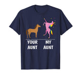 Your Aunt Horse My Aunt Unicorn Funny T Shirt For Kids Tees