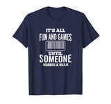 All Fun Until Someone Misses A Scan Funny Mail Carrier Shirt