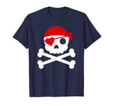 Valentines Day Love Pirate Heart t Shirt - Funny Gift Tee