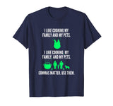 Funny Teacher T-Shirt Punctuation Saves Lives Grammar Tee