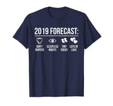 Funny New Dad Mom T-Shirt for Expecting Baby Announcment
