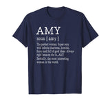 Adult Definition - First Name Amy - Ladies T-Shirt Funny