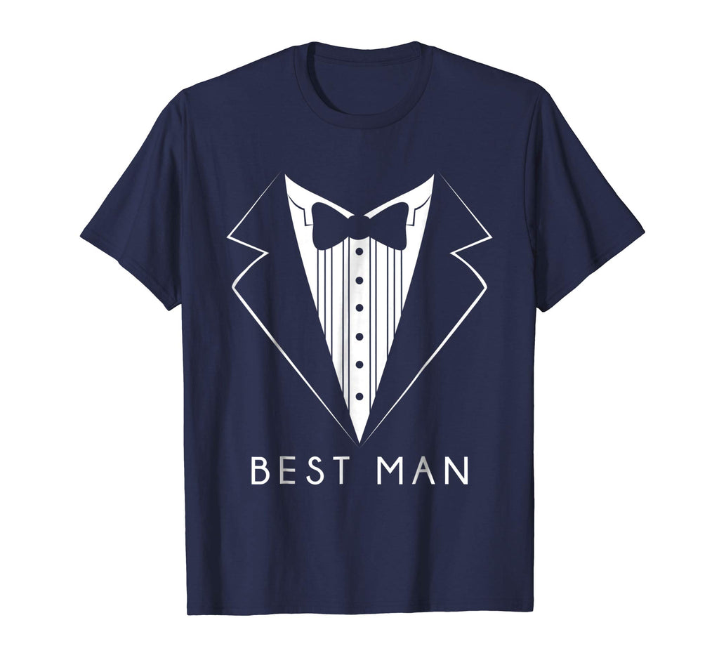 Best Man Wedding Tux Shirt Funny Matching Bachelor Gift