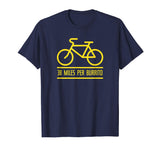 38 Miles Per Burrito T-Shirt | Funny Bike Shirt