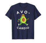 Funny Avocado Cardio T-Shirt, Running Avo Cardio Tee