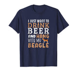 Beagle Dad Shirt Funny Father's Day Dog Lover Gift Beer