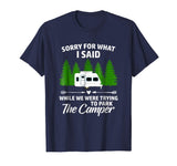 Park The Camper Funny Family Trailer Camping Vacation Shirt