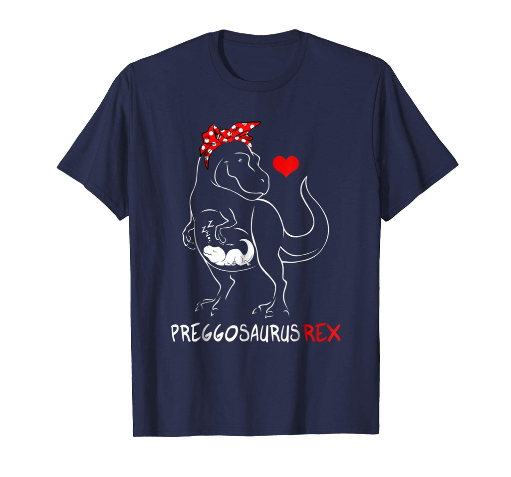 Pregosaurus T Shirt Funny Dinosaur Pregnancy Halloween Shirt