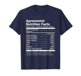 Agronomist Nutrition Facts Funny Gift T-Shirt