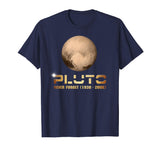 &quot;Pluto Never Forget&quot; Funny Astronomy Space Nerd T-shirt