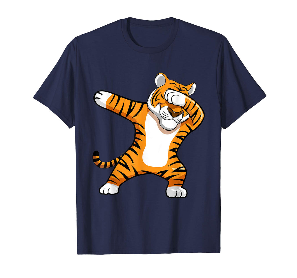 BDAZ Dabbing Tiger Football Team Mascot Funny Dab T-shirt