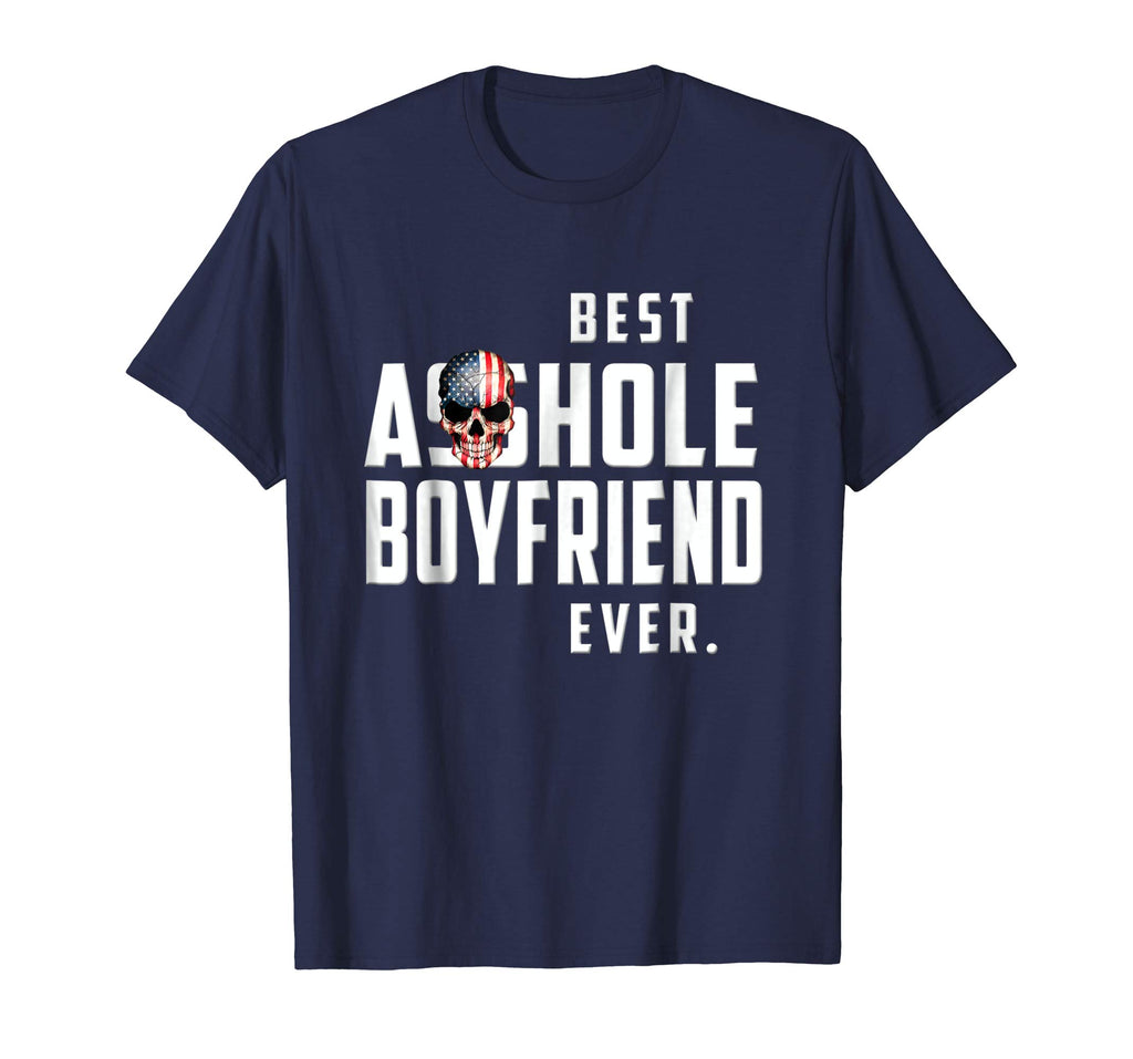 Best Asshole Boyfriend Ever T-Shirt Funny Boyfriend Gift Tee