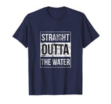 Christian Baptism Shirt Funny Outta Water Graphic Tee