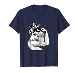 Bichon Frise Strong Lady T-shirt Funny Mom Birthday Gift