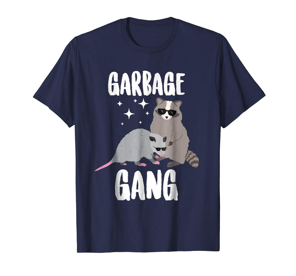 Opossum And Raccoon Shirt Garbage Gang Funny Animals T-shirt