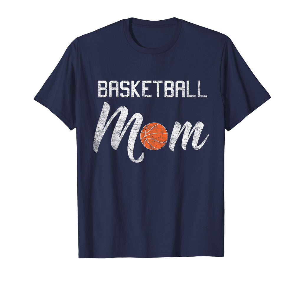 Basketball Mom T-Shirt Funny Raising Ballers Mom's Gift Tee