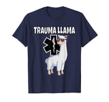 Funny Trauma Llama EMT T-Shirt Medic EMS Gift