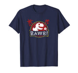 Jurassic Age Rawr Funny Cute Dinosaur Chasing Lollipop Shirt