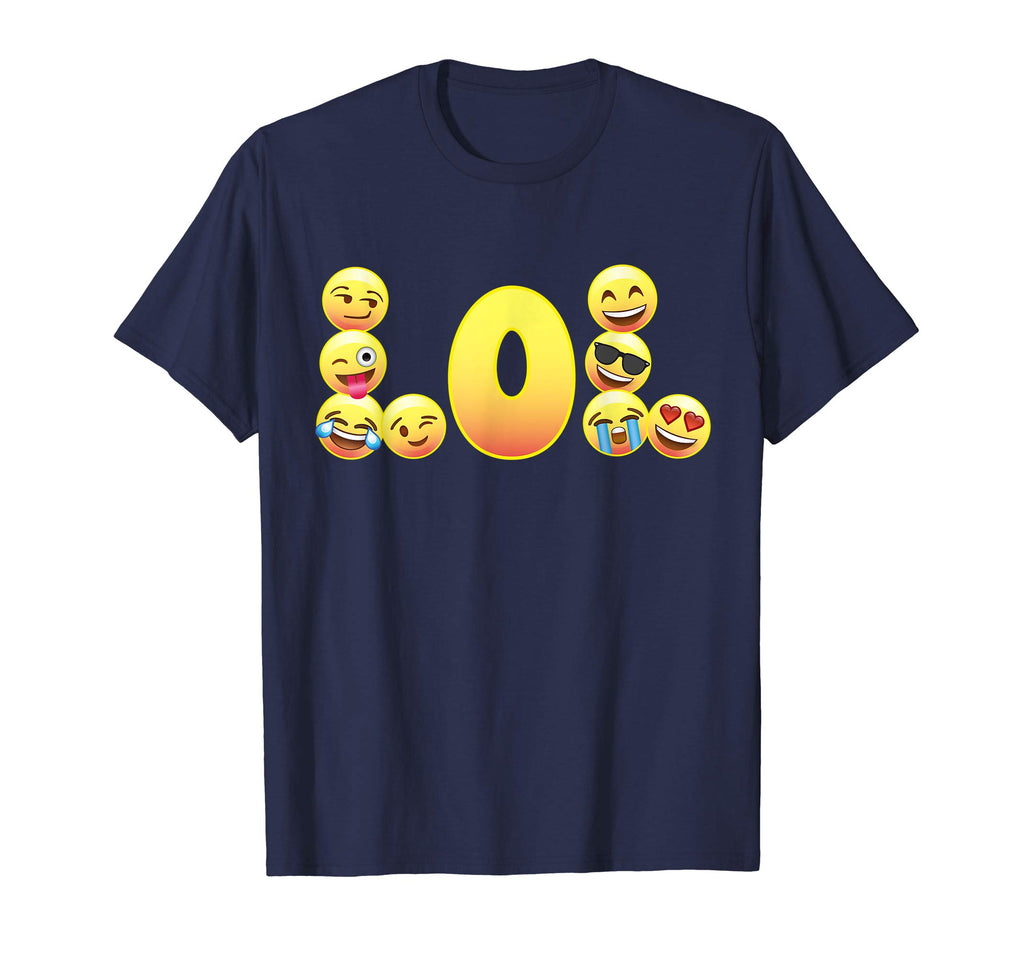 Funny Emoji LOL Face T-Shirt for Kids, Teens and Adults Tee