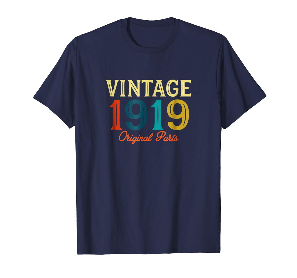 Vintage 1919 99th Birthday Funny T-Shirt