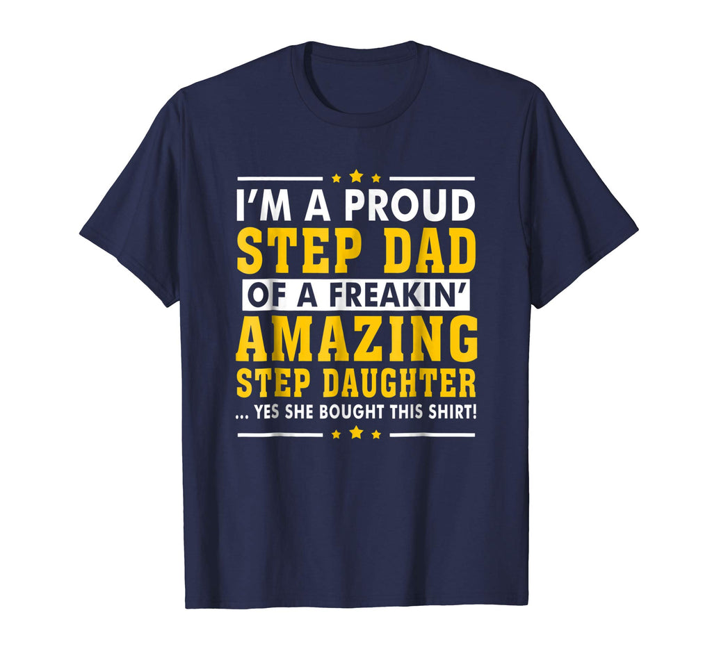 Funny Step Dad Shirt Fathers Day Gift Step Daughter Stepdad