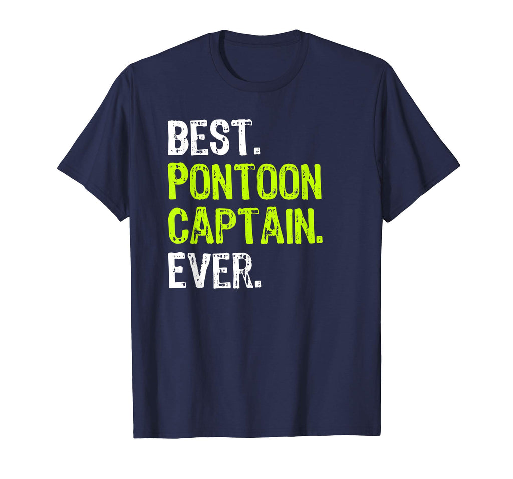 Pontoon Boat Gift Shirt - Captain Funny Boat Lake Shirt Men