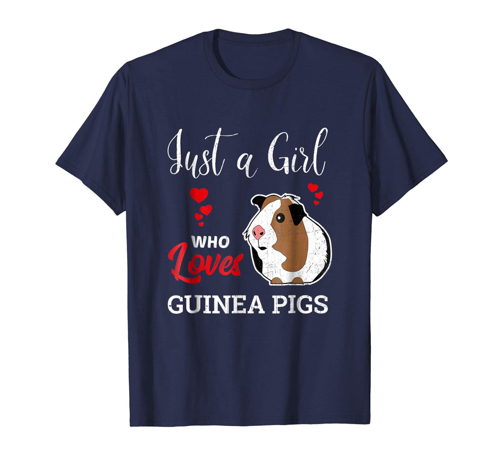 Just a Girl Who Loves Guinea Pigs - Funny Animal T-Shirt