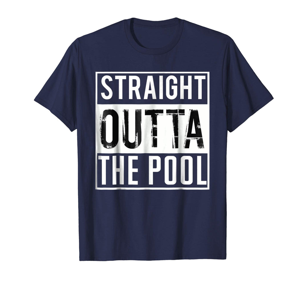 Straight Outta the Pool Swim Shirt Funny Swimming T-Shirt