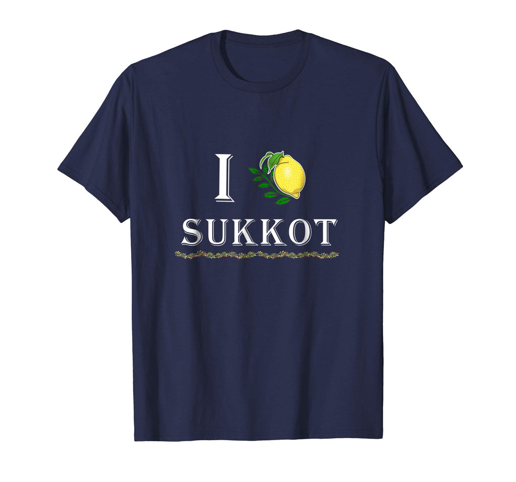 I Love Sukkot Funny Shirt - With The Four Species and Citron