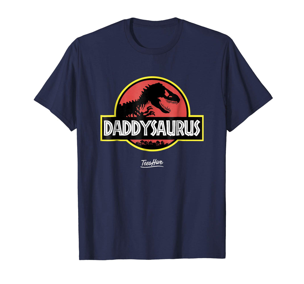 Daddysaurus Funny Daddy Dinosaur Dad Dinosaur Pun T Shirt